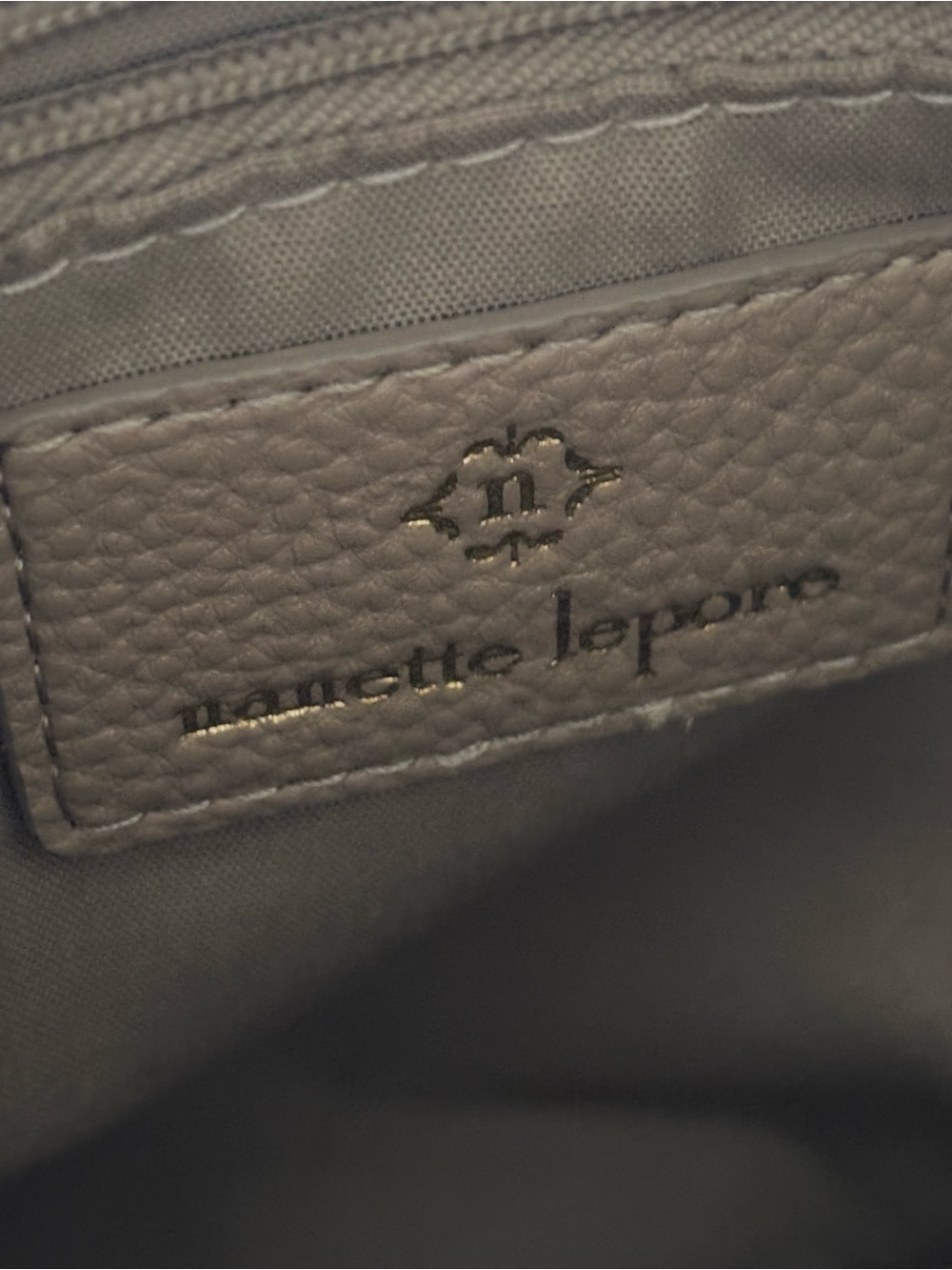 Nanette Lepore Triple Section Colorblock Crossbody EUC Beige & Ivory - Picture 8 of 12